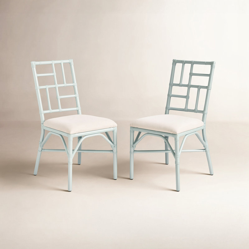 Chaise parsons Mylas Elston, Bleu clair