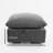 29.13" Wide Chenille Soft-upholstered Square Standard Ottoman-1761641415