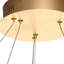 2 - Light LED Wagon Wheel Pendant