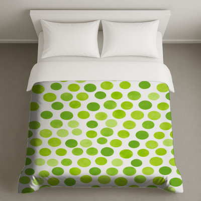 Housse de couette à pois moderne