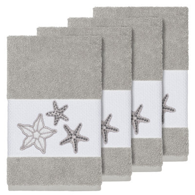 Lydia 100% Turkish Cotton Embellished Hand Towel