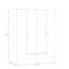 Rankine Manufactured Wood Wardrobe-2071467987-2071467980