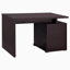 Bureau réversible à 2 tiroirs-110644333
