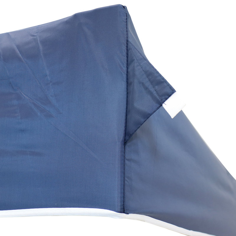  Auvent escamotable standard en tissu de remplacement standard 10 pi x 10 pi - Bleu, Bleu, H 35,5 po x l 120 po