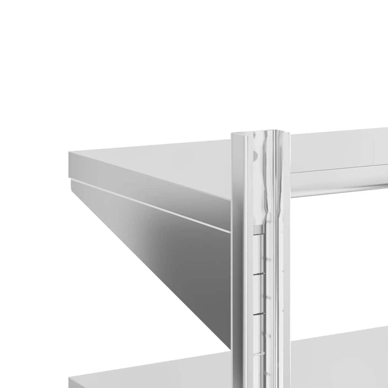 Alisone Stainless Steel Bracket Shelf, 48cm H x 50cm W x 40cm D