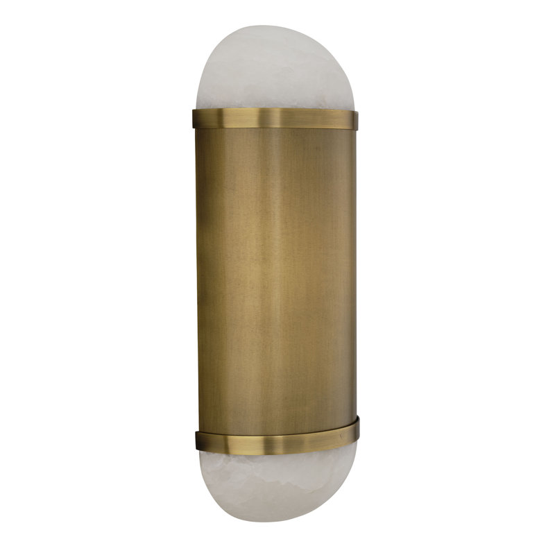 Remedy Alabaster 2-Light Wall Sconce