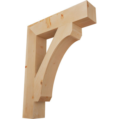 H 6'' W x 40'' D Wood Bracket/Corbel