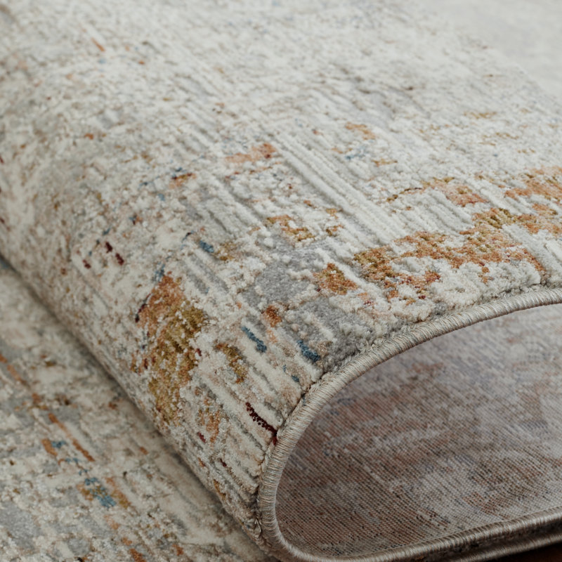 Hemingford Area Rug in Gray, Rectangle 5'3" x 7'6", Gray