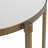 Martha Stewart Lia Mirrored Top Oval Accent Table