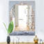 Miroir mural traditionnel porte pierre-40101475