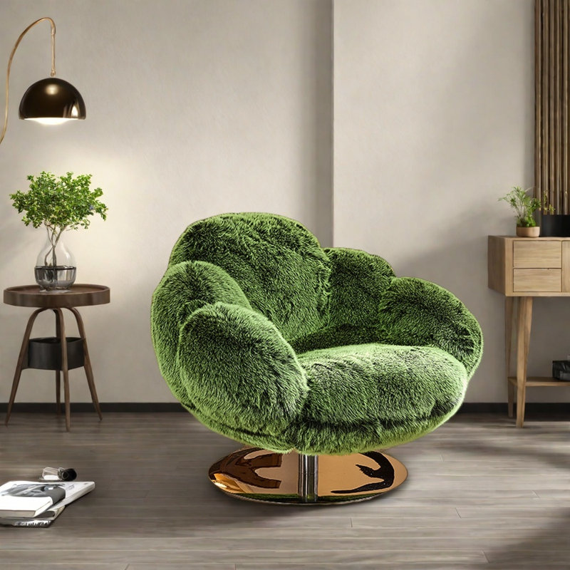 Ergonomic swivel chair, Green