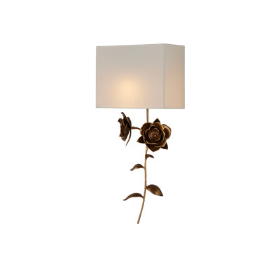 Rosabel Solid Brass Flush Mounted Sconce