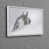 White Floater Framed