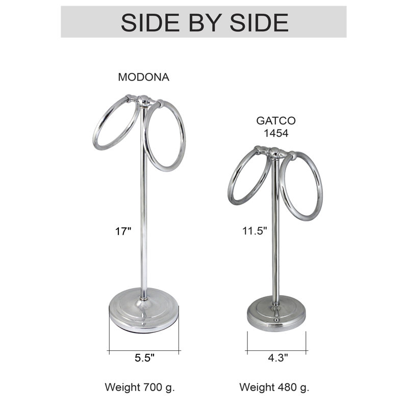 Towel Ring, Polished Chrome
