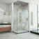Enigma-XO 48.38" W x 34.5" D x 76" H Rectangle Shower Enclosure with Fixed Panel