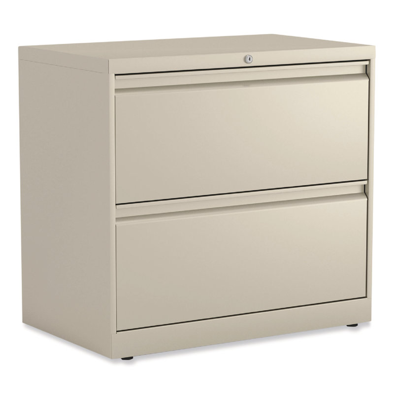Putty 2-Drawer Lockable Mobile Legal Size File Cabinet