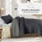 8-PC College Dorm Twin XL Bedding Bundle - Comforter Set, Sheet Set, Pillows and Laundry Bag-99311824