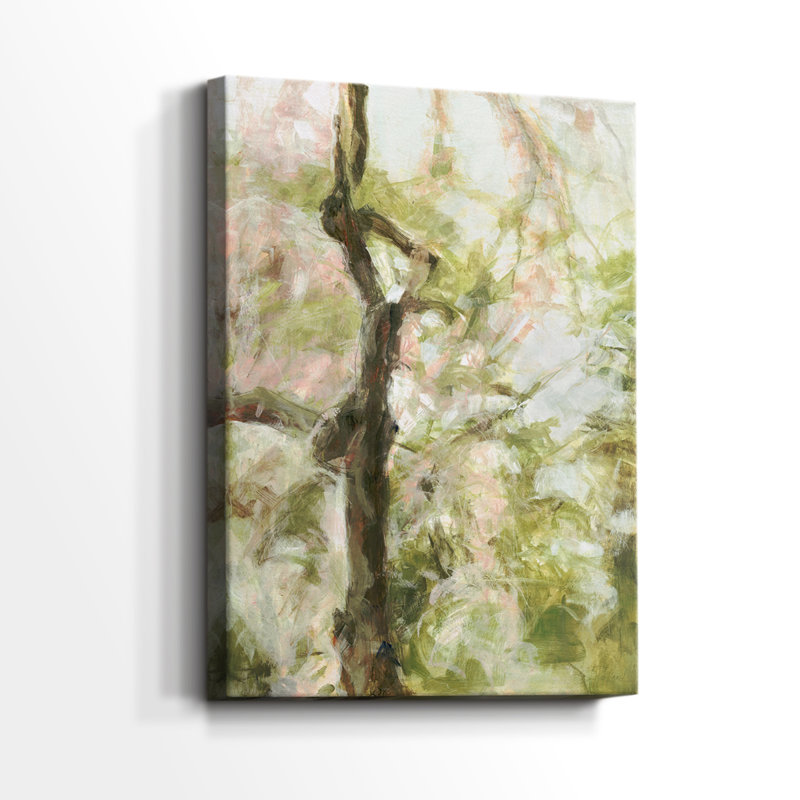 Spring Diptych II -Galery Enveloppé Cavas, H 27 po x l 18 po