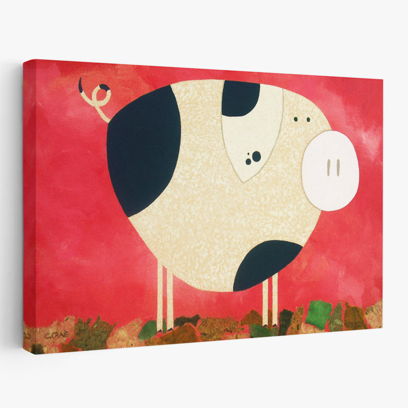 Cochon Newton - enfants, animaux, cochons, H 16 po x l 24 po