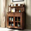Buffet en bois de noyer massif