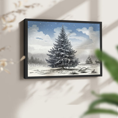 Chirstmas Art-CCLXXXII -Framed Print - Restickable
