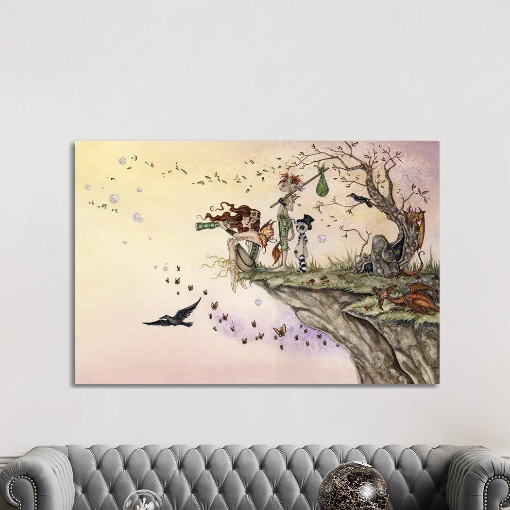 Where The Wind Takes You by Amy Brown - Print on Canvas