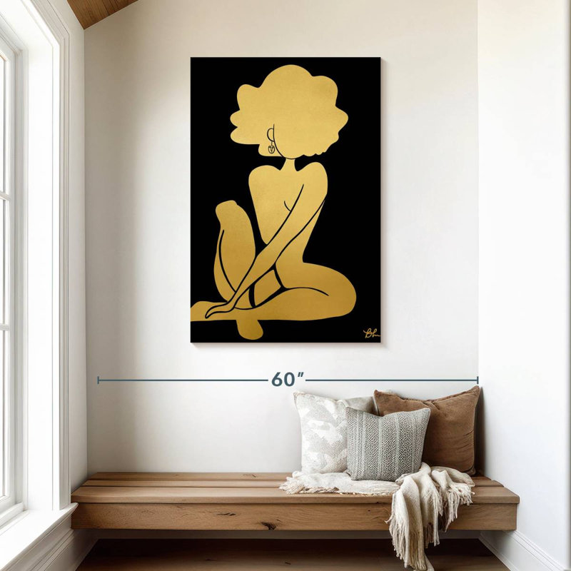 Leisha assise jolie, H 45 po x l 30 po