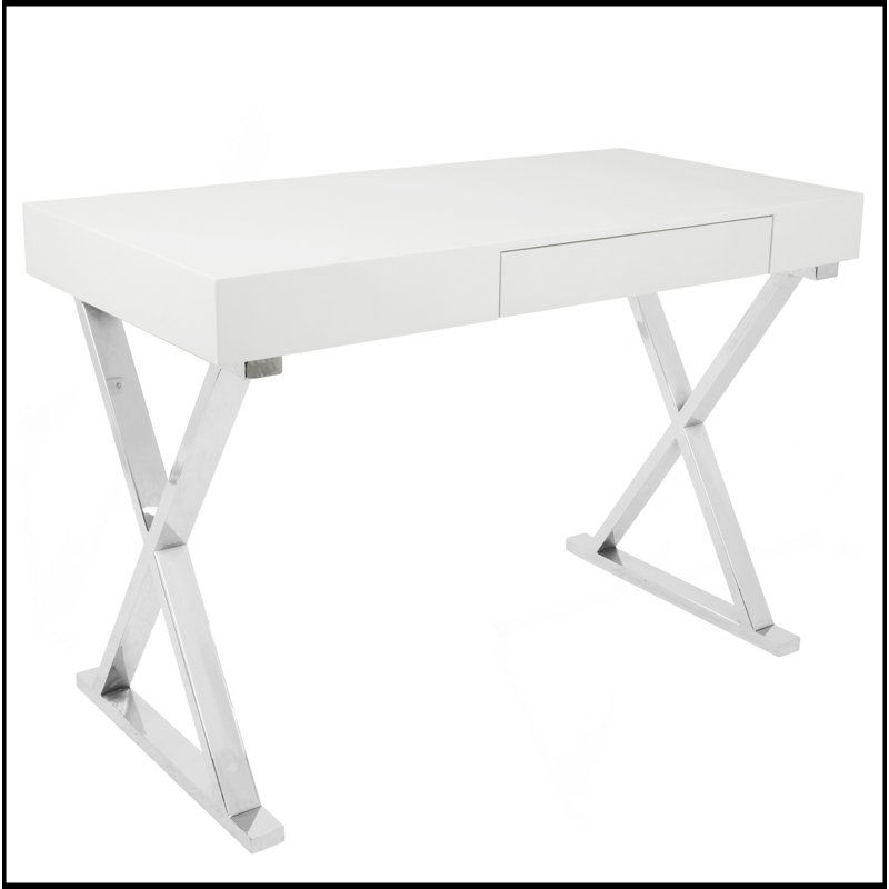 Bureau contemporain blanc par Lumisource