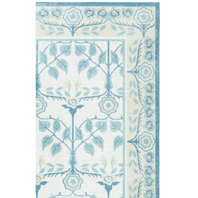 Tapis floral lavable à la machine MSRW 182 Performance