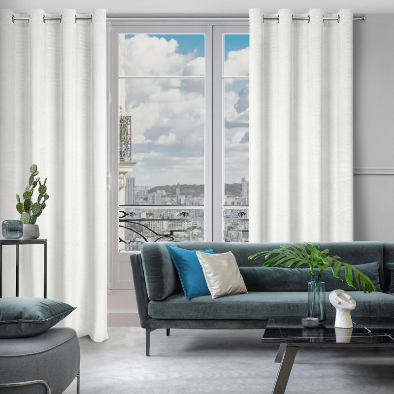 Gyung Blackout Curtain, White