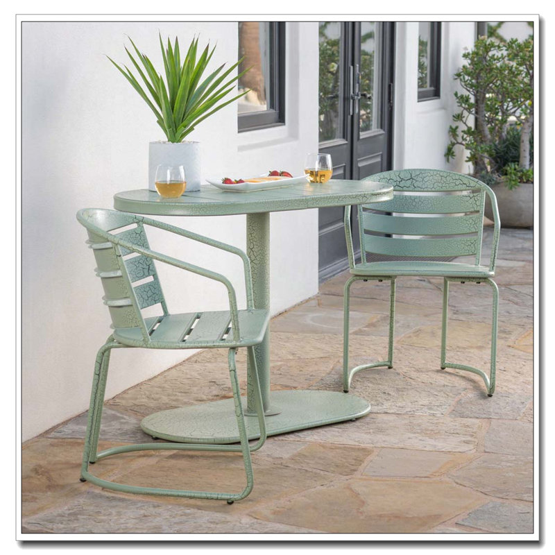 Ensemble de patio 3 pièces, Vert