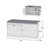 18.1'' H X 35.8'' W Upholstered Shoe Storage Bench-633059542