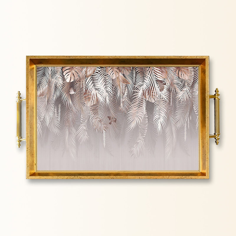 Élégant plateau en verre de 19,7 po x 11,4 po x 1,4 po | Fabrication 100% verre durable | Facile à nettoyer avec un chiffon humide | Idéal pour le service, la présentation décorative et l'organisation | Ajout élégant à la décoration intérieure