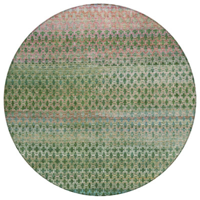 Machine Washable Indoor/Outdoor Cadence ACN2158 Abstract Rug