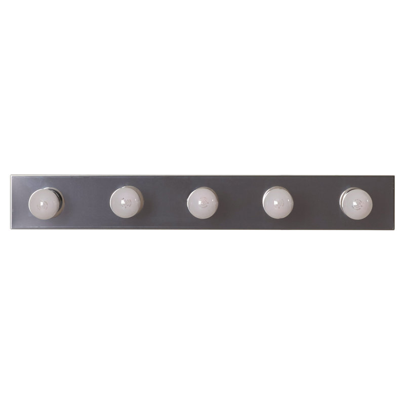 Center Stage Five Light Wall / Bath from Generation Lighting , Chrome