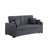 Cody II 70"W Dark Gray Linen Convertible Sleeper Loveseat With Dropdown Console, Cup Holders, Charging Ports, Pocket, And Pocket Coil Seating-1099347900