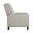 Modern Home Furniture Reclining Chair 1Pc Sand-Color Textured Fabric Upholstered Nailhead Trim Solid Wood Frame Self-Reclining Motion Chair-1377762641