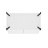 Abbey 32" Modern Accent Cabinet with Adjustable Shelves and Metal Legs in White-1412652219