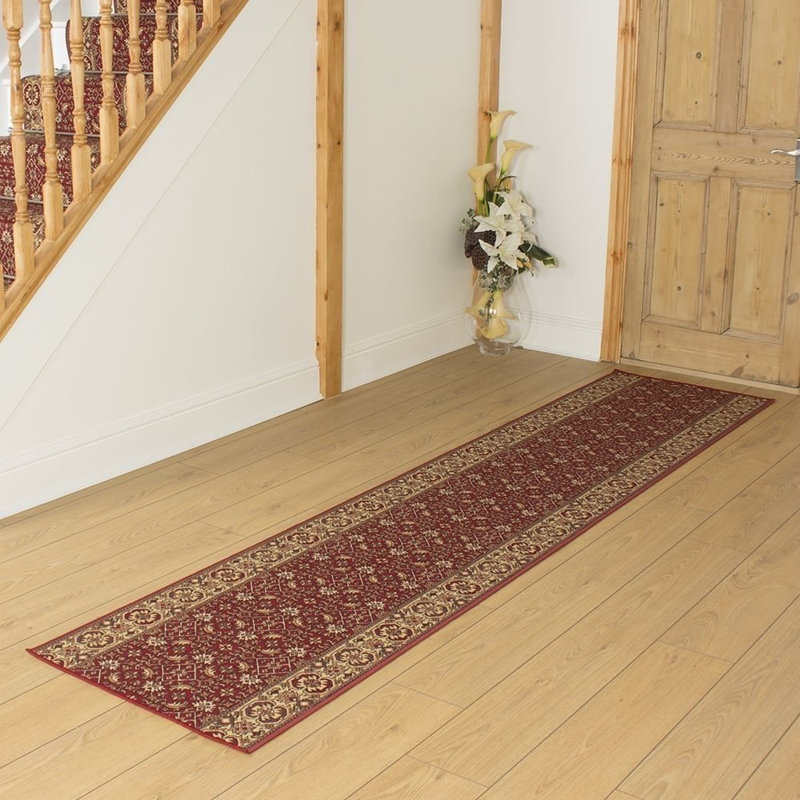 Bainbridge Looped Red Indoor Rug, Runner 150cm x 66cm