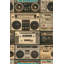 Rouleau double mural rétro Vintage-130031500