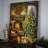 Fireside Christmas 18x24 Fully Illuminated ColorChange LED Print