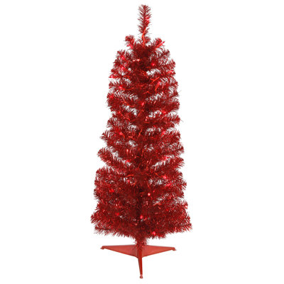 2' Lighted Pine Christmas Tree