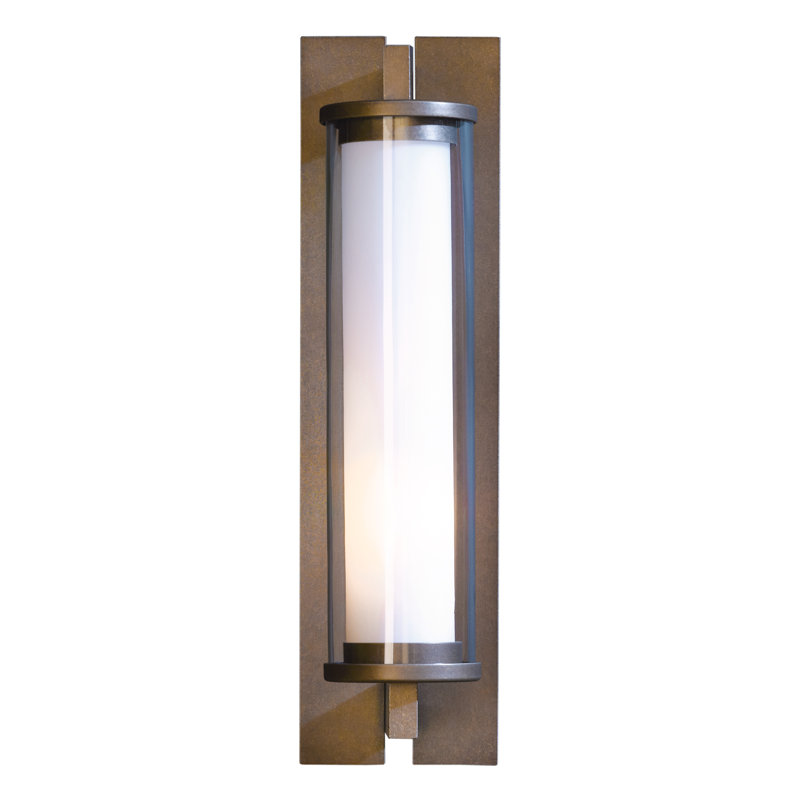 Plafonnier encastré d'extérieur Fuse 1, Bronze côtier, H 17 po x l 4,6 po x P 6,4 po