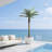 8ft Artificial Palm Tree