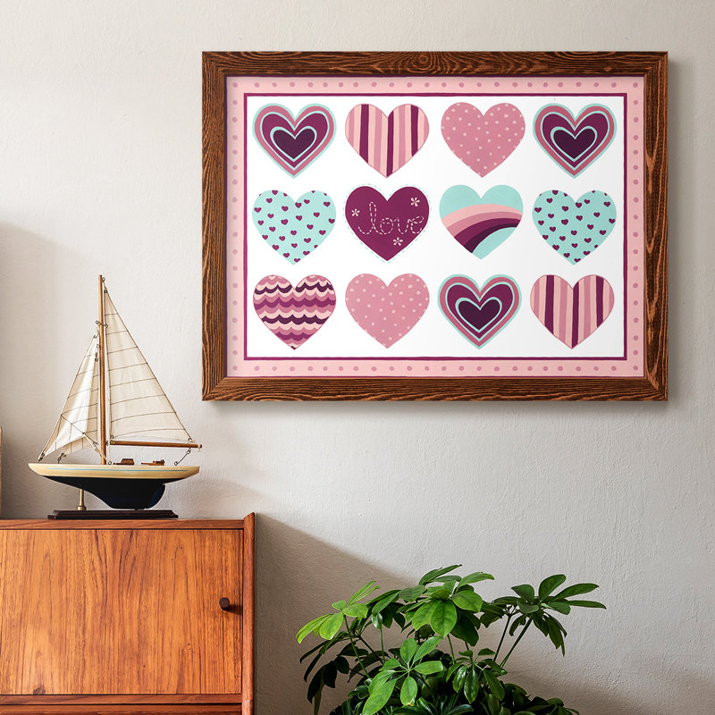 Sweet Valentine Collection, peinture sur toile encadrée, Érable, H 28 po x l 42 po x P 1,5 po