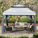 11 Ft. W x 11 Ft. D Steel Patio Gazebo