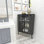 Modern 3-Tier Corner Storage Cabinet With Tempered Glass Doors, Removeable Shelves & Metal Frame - Freestanding Space-Saving Organizer For Bathroom, Kitchen, Bedroom, Living Room, Or Small Spaces