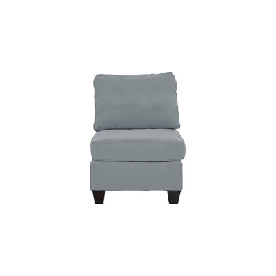 Chaise sans accoudoirs en tissu 1pc