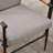 Modern Upholstered Dining Chair With Armrests And Backrest, Stylish Dining Chair With Removable Upholstery-1935926071