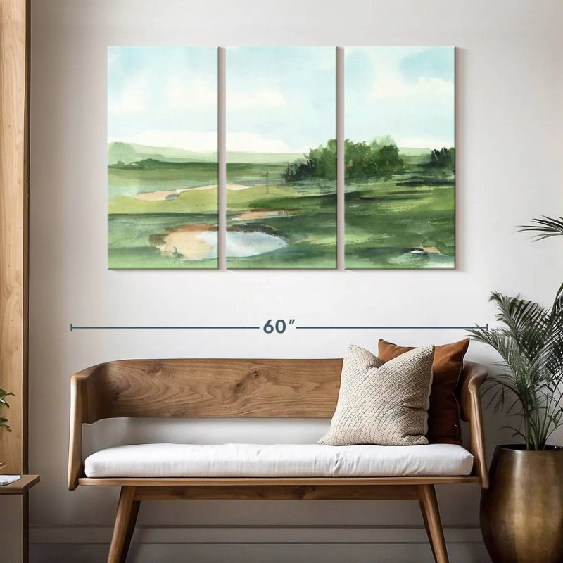 Alvord Watercolor Course Study II, H 32 po x l 50 po
